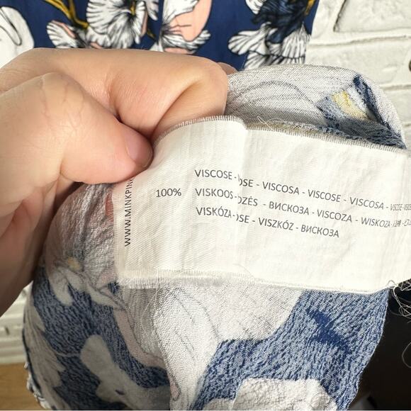 MINKPINK Blue Floral Midi Dress - Picture 6 of 9